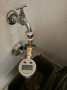 Druckprobe Kaltwasserleitung